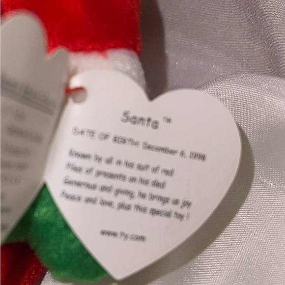 Santa beanie baby, Vintage rare 1998 - Picture 7 of 7